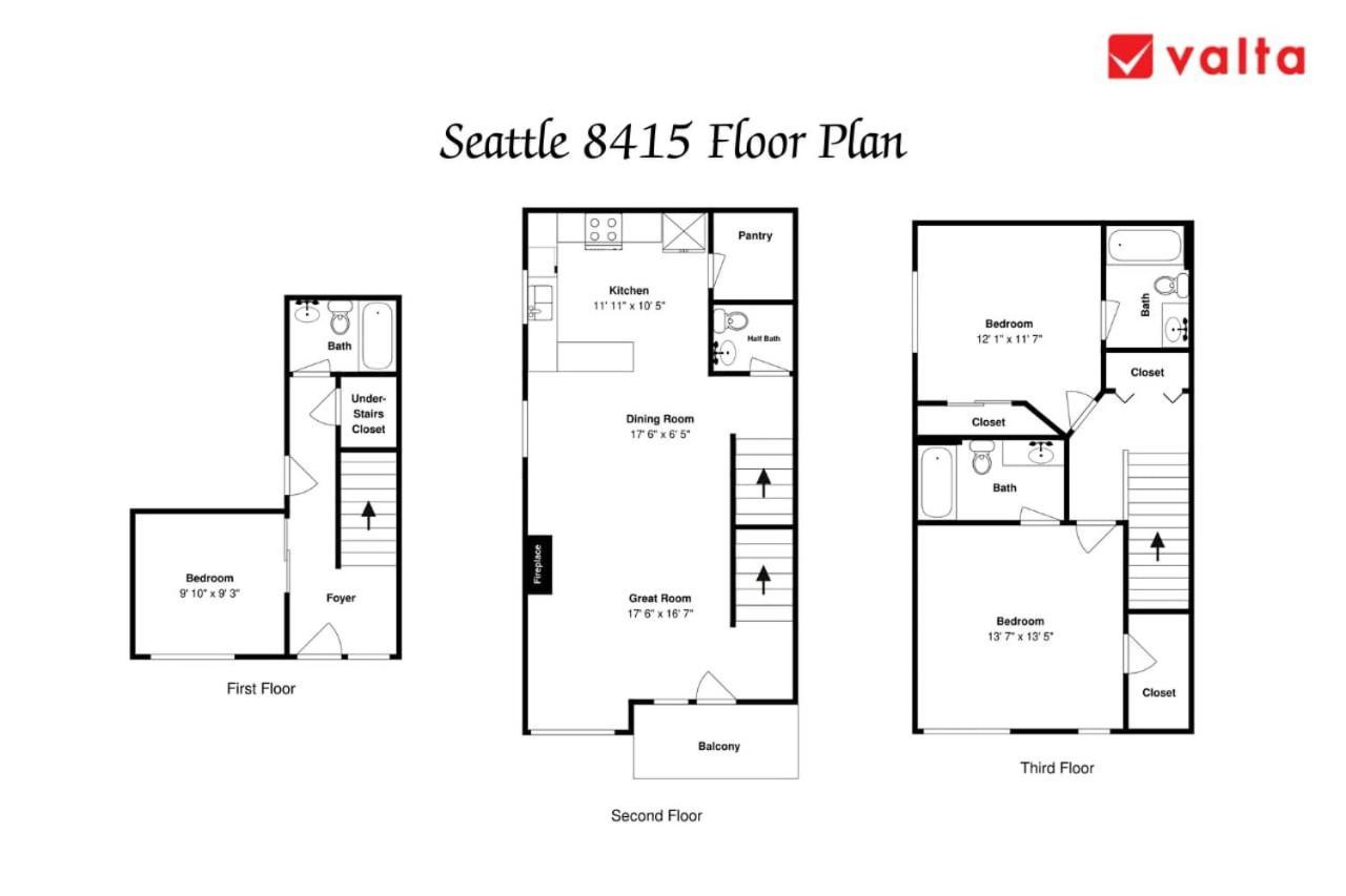 Stylish North Seattle Townhouse- Dual Master Suites Eksteriør bilde